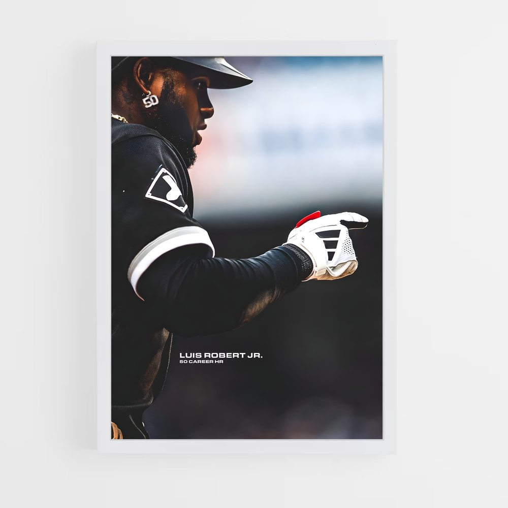 Poster Luis robert compétitive – affiche Baseball (vue 3)